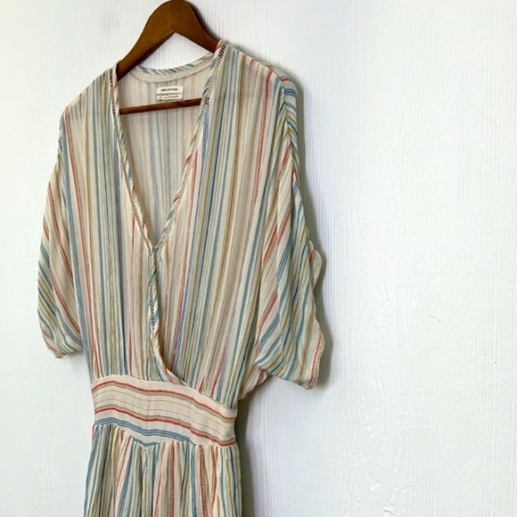 Urban Outfitters - Moonstruck Surplus Short Deep V Neck Romper Size Small - Picture 8 of 12